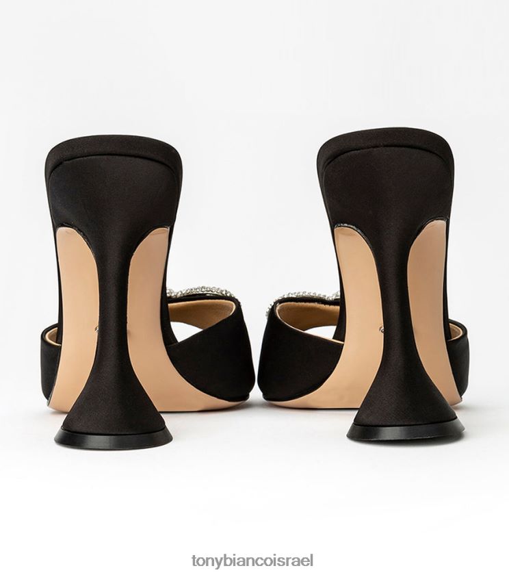 נעלי עקב | נשים סאטן שחור Tony Bianco עקבי מונטנה 8BNR8T304